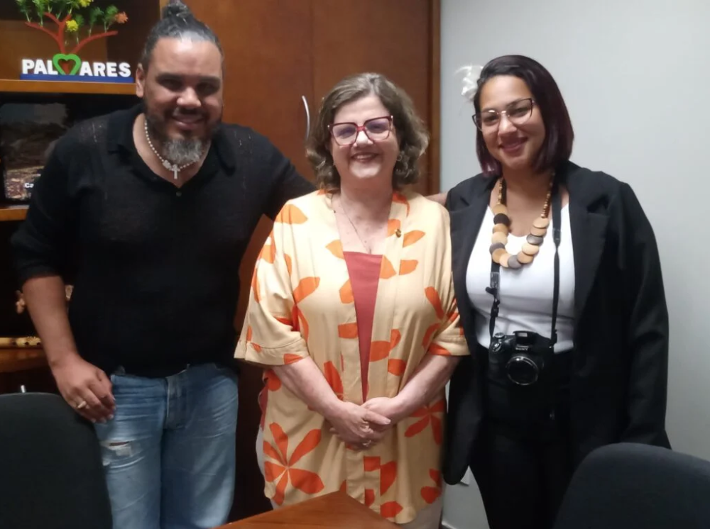 NOSSA EQUIPE EM BRASÍLIA, APÓS ENTREVISTA COM A SENADORA TERESA LEITÃO.
 